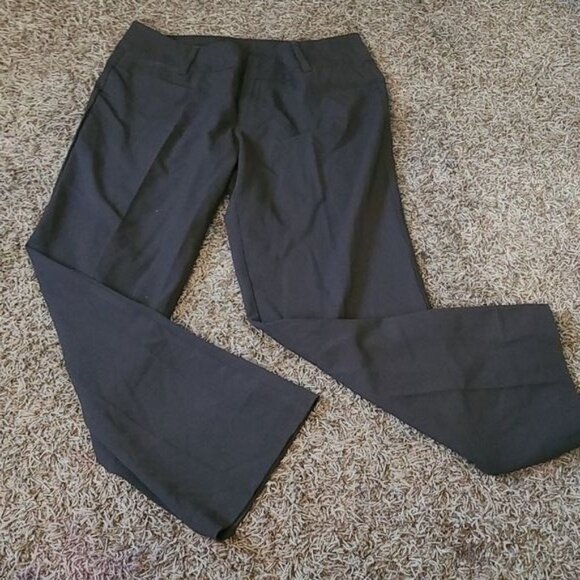 AB Studio Size 12 Short Brown Dress Pants - Picture 1 of 5